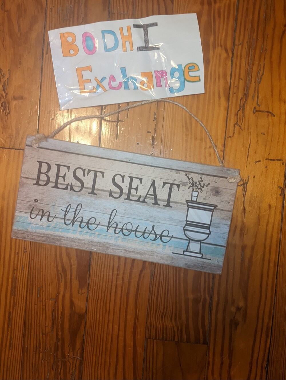 "Best Seat In The House" Bathroom Decor